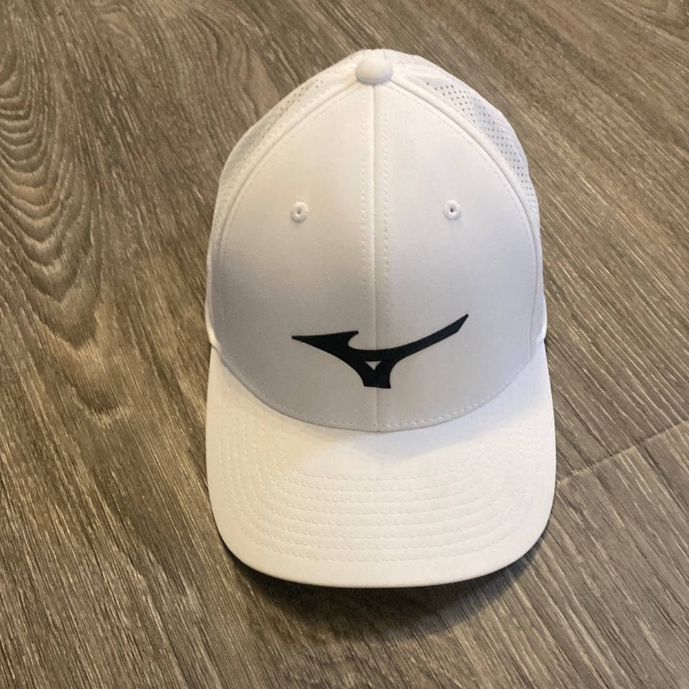 Mizuno White Baseball Cap